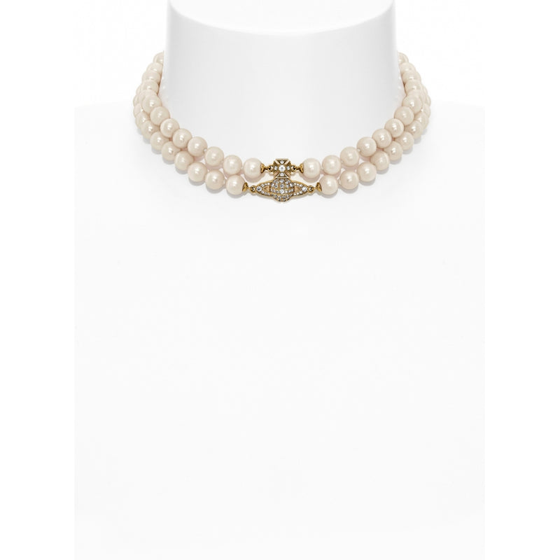 Graziella Pearl Choker - Gold - 6303003K-02R143-W1