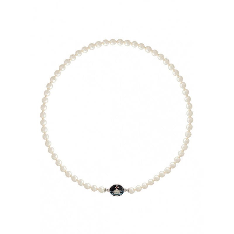 Loelia Necklace - Silver/Black