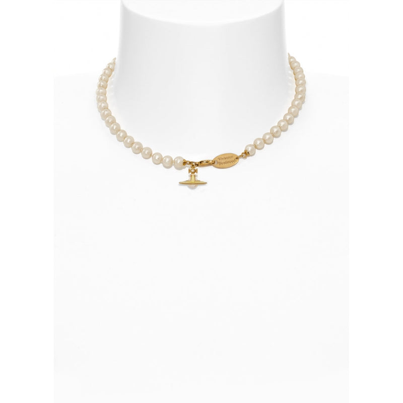 Simonetta Pearl Necklace - Gold