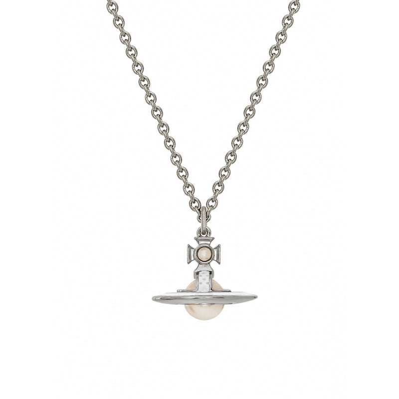 Simonetta Pendant - Silver/White - 630203FB-02P113