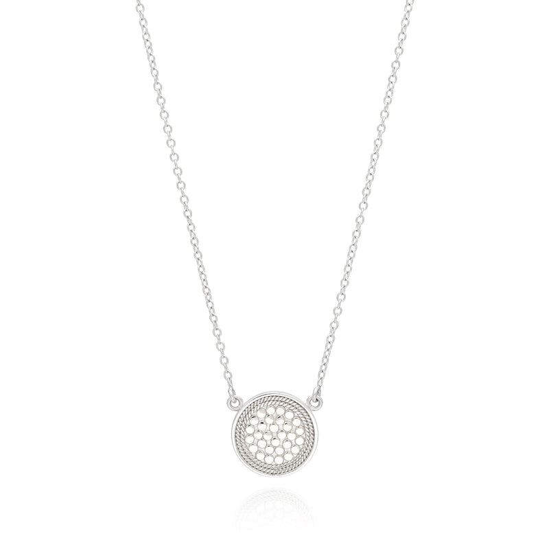 Classic Disc Necklace - Gold/Silver -  0011N-TWT