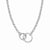 Infinito CZ Necklace - Silver -  028203/001