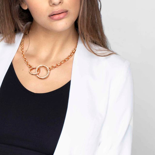 Infinito CZ Necklace - Rose - 028203/011