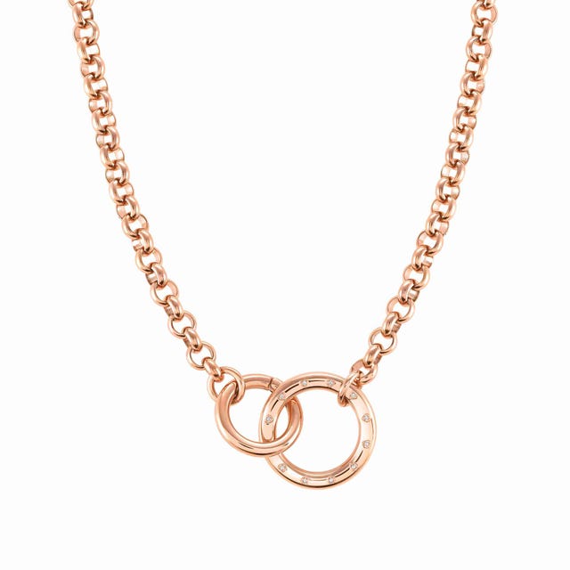 Infinito CZ Necklace - Rose - 028203/011