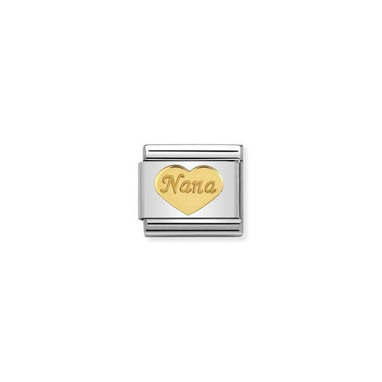 Composable Classic Heart & Nana Link - 030162/43