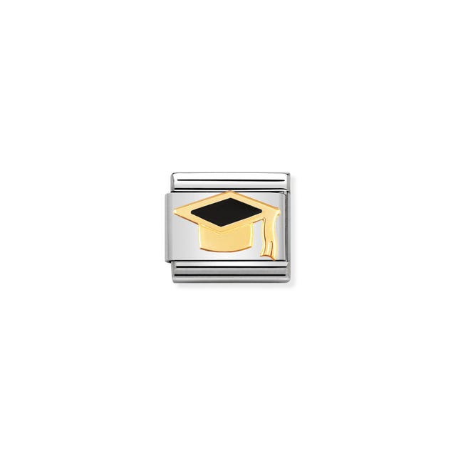 Composable Black Graduate Hat - Gold - 030223/08