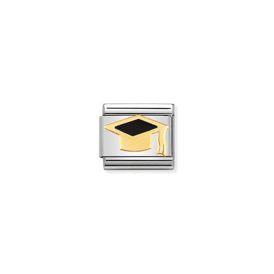 Composable Black Graduate Hat - Gold - 030223/08