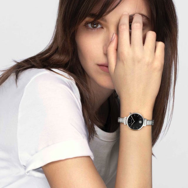 Composable Round Ladies Watch - Black/Silver - 076033/012