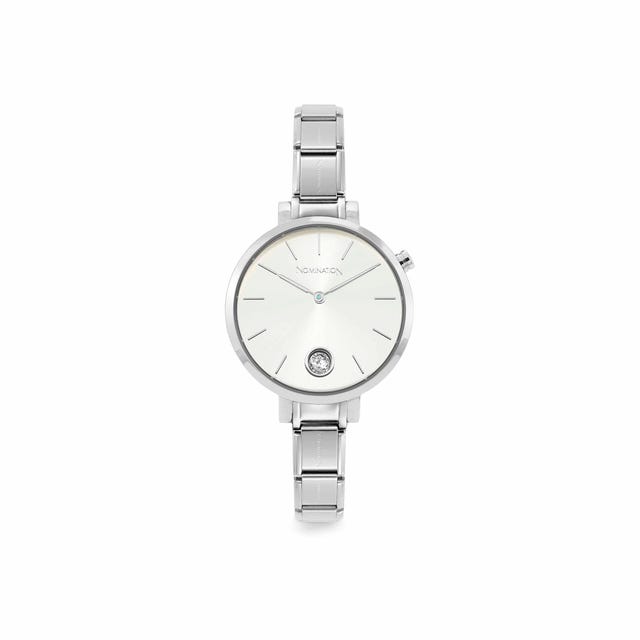 Composable Round Ladies Watch - Silver - 076033/017