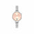 Composable Round Pink Ladies Watch - Silver/Rose - 076033/027