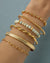 Amazonite Beaded Bracelet - Gold - BR10112-GAMAZ