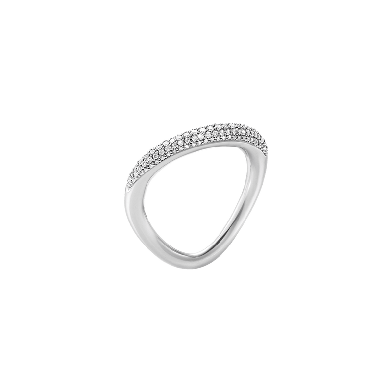 Offspring Diamond Ring, Size 54-55 - Silver - 200001350004
