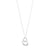 Offspring Diamond Pave Necklace - Silver - 10015848