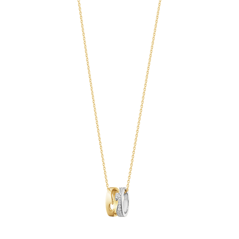 Fusion Necklace with Open Pendant - Gold - 10016423