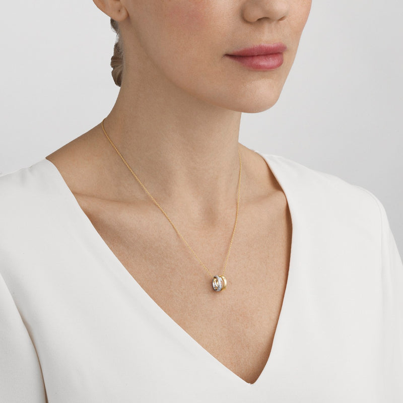 Fusion Necklace with Open Pendant - Gold - 10016423