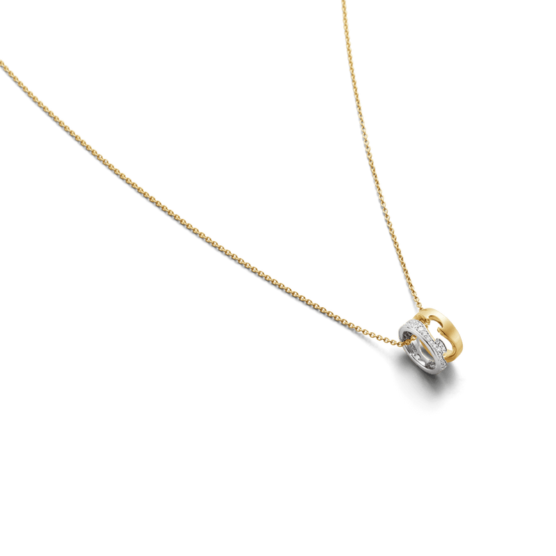 Fusion Necklace with Open Pendant - Gold - 10016423