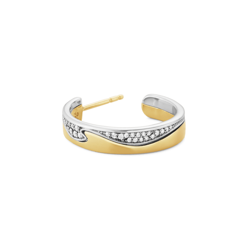 Fusion Diamond Earhoops - Large - Gold - 10016431