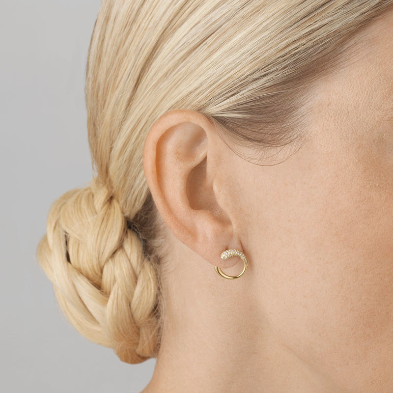 Mercy Earrings - Yellow Gold & Diamond - 10017827