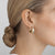 Curve Medium Earrings - Silver & Yellow Gold - 10018101