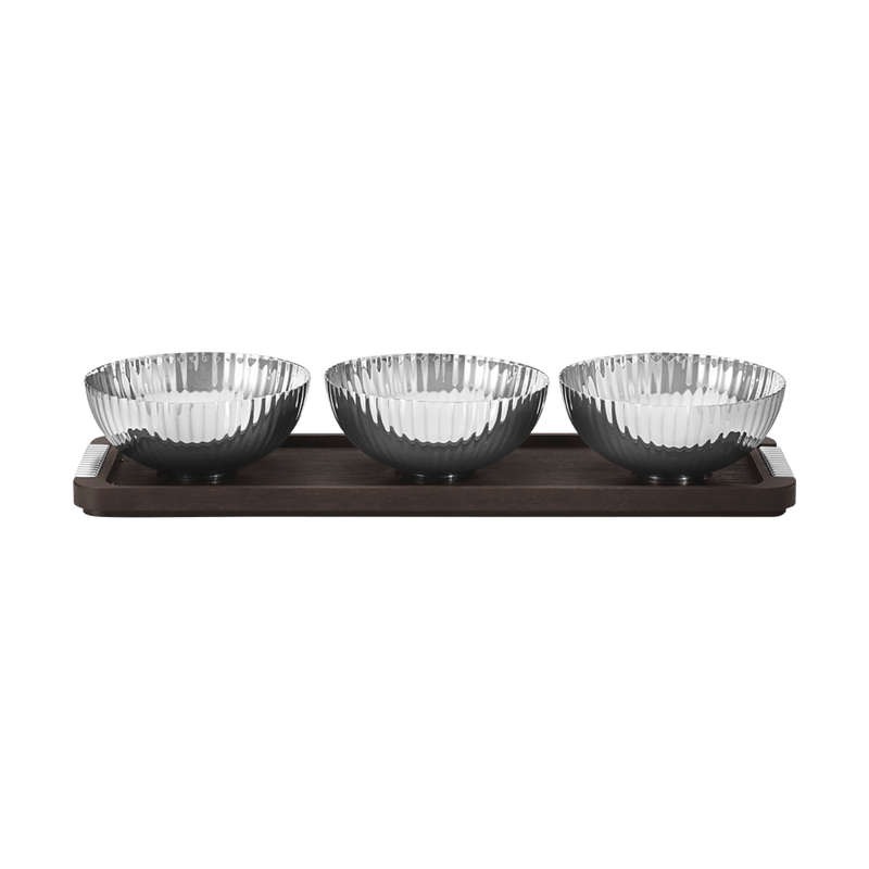 Bernadotte Tray With Stainless Steel Bowls - 10018216