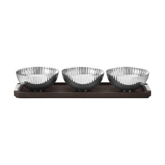 Bernadotte Tray With Stainless Steel Bowls - 10018216