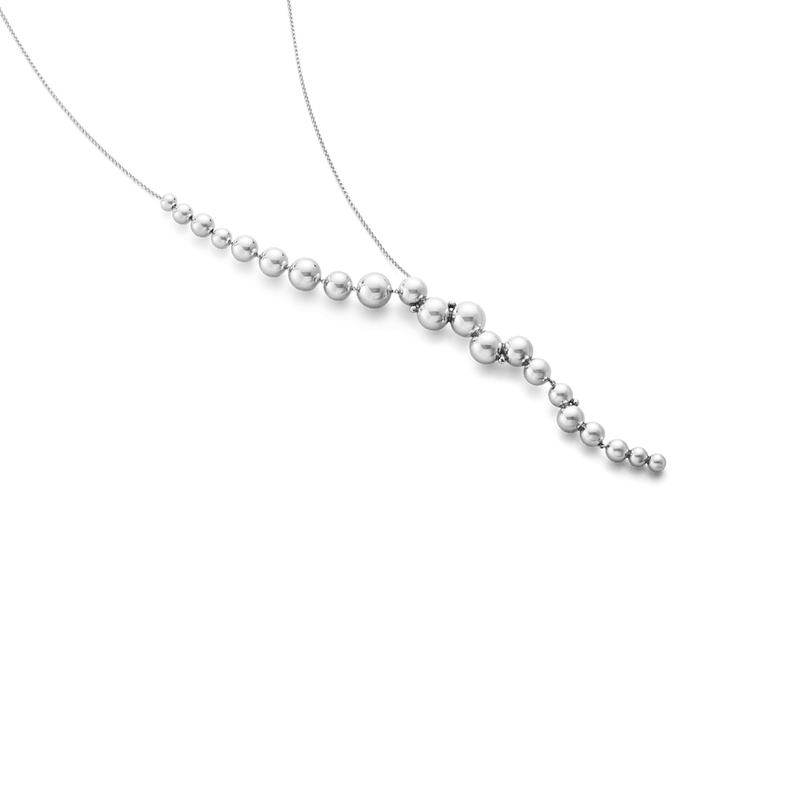 Moonlight Grapes Necklace - Silver - 10019041