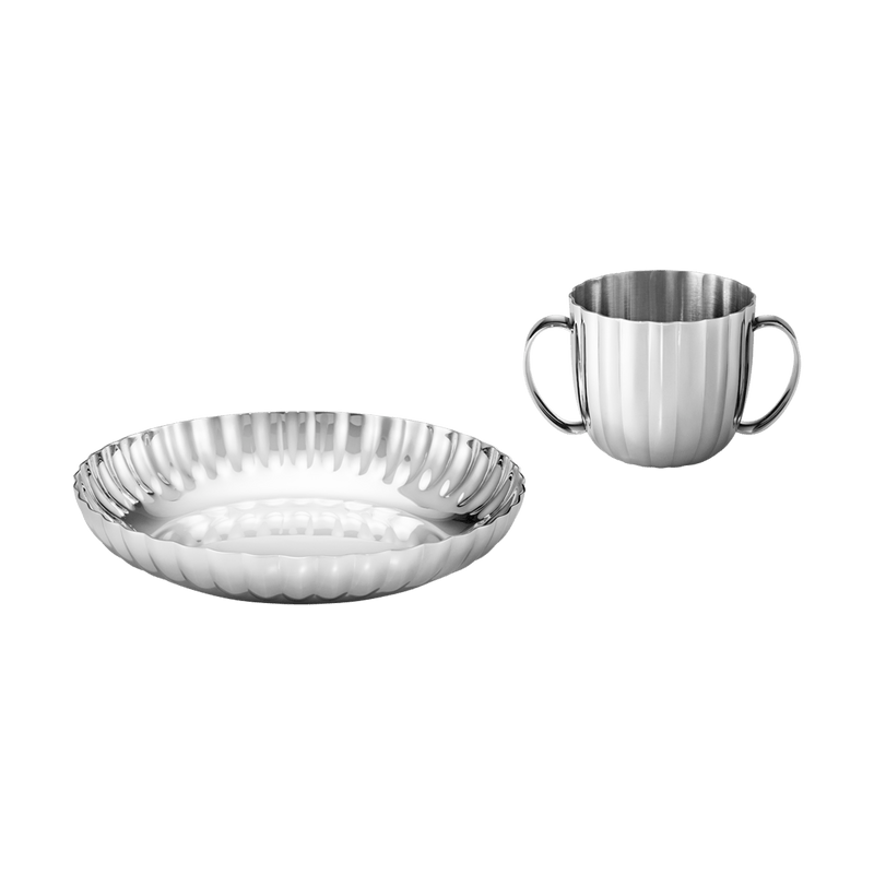Bernadotte Children's Deep Plate and Cup Set - 10019292