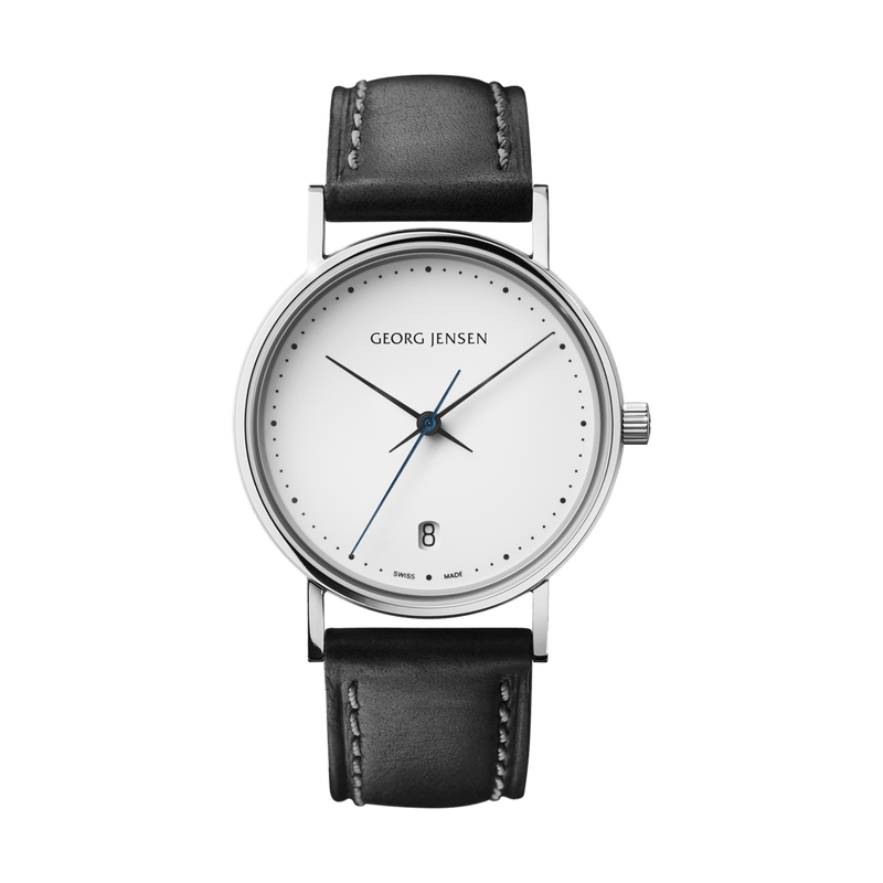 Koppel Quartz Gents Watch, 32mm - White/Black - 10019584