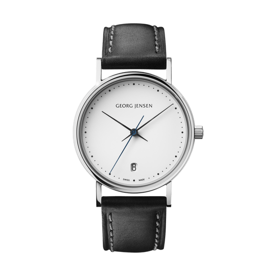 Koppel Quartz Gents Watch, 32mm - White/Black - 10019584