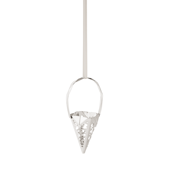 2022 Christmas Cone Ornament - Silver - 10020104
