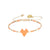 Heartsy Row Bracelet - Orange/Gold - BE-XS-11403