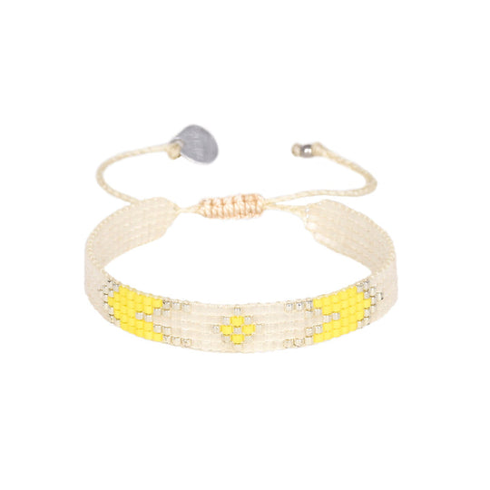 Peeky Bracelet - White/Yellow - BE-XS-11312