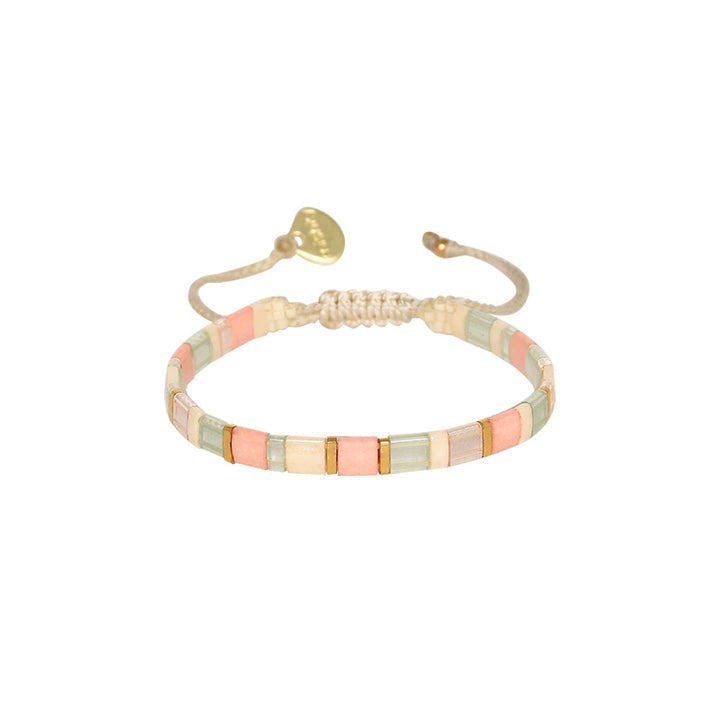 Lucca Bracelet - Pale Pink/Blue - BE-S-11246