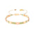 Telha Bracelet - Pale Pink/Green - B-BE-S-11148