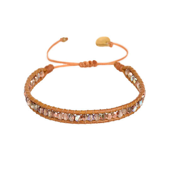 Pyre Bracelet - Light Brown - B-LE-XS-10809