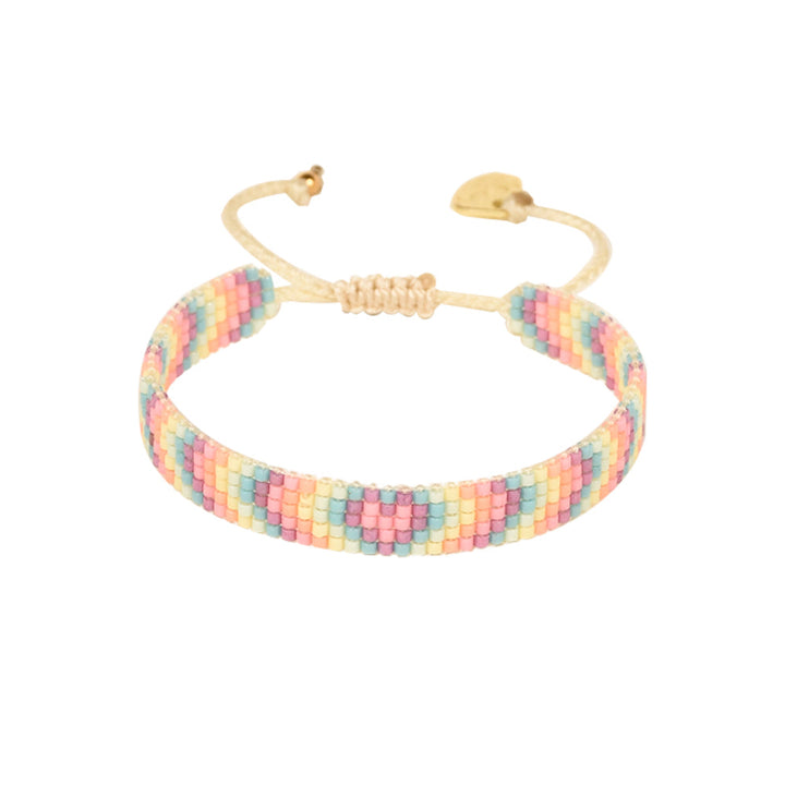 Psychedelic Heart Bracelet - Multicoloured - B-BE-XS-11055