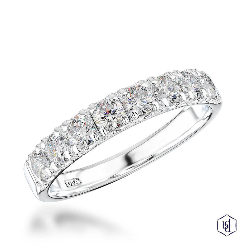Skye Eternity Wedding Band Platinum - 0.74ct