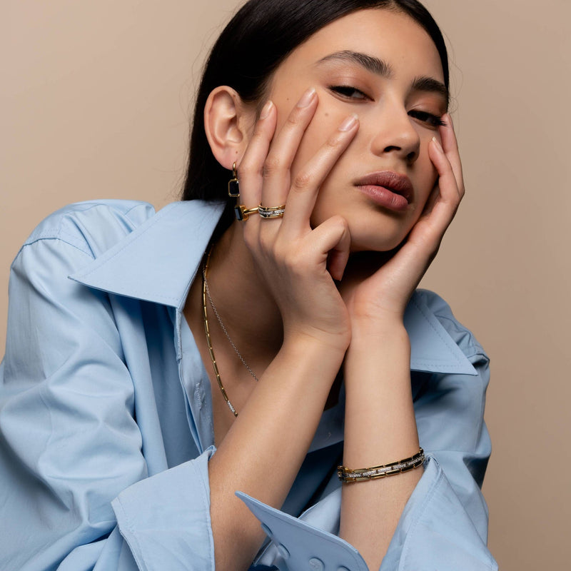 Milano 3 Band Ring - Gold - 12270ZY