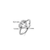 Milano CZ Heart Ring - Silver - 12291ZI