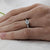 Platinum Round Brilliant Cut Diamond Engagement Ring - 0.76ct