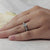 Platinum Emerald Cut Diamond Engagement Ring - 0.60ct