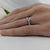 Platinum Round Brilliant Cut Diamond Engagement Ring - 0.91ct