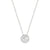 Aurea White CZ Necklace - Silver - 145703/010