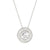 Aurea White CZ Necklace, Large - Silver - 145704/010