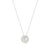 Aurea White CZ Necklace, Large - Silver - 145704/010