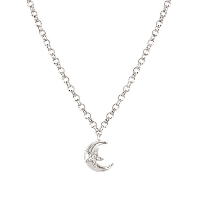 Sweetrock Moon Pendant - Silver - 148022/030