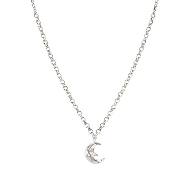 Sweetrock Moon Pendant - Silver - 148022/030