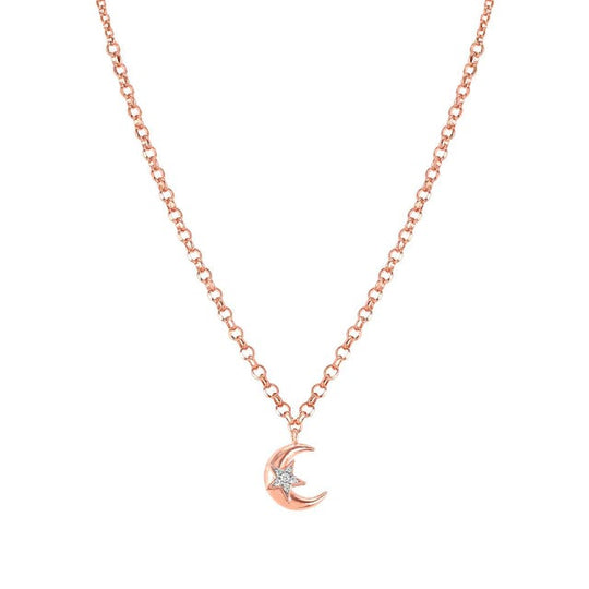 Sweetrock Moon Pendant - Rose Gold - 148022/031