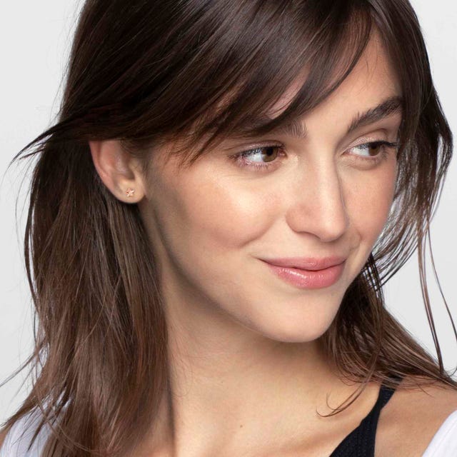 Sweetrock Star Stud Earrings - Rose Gold - 148024/033