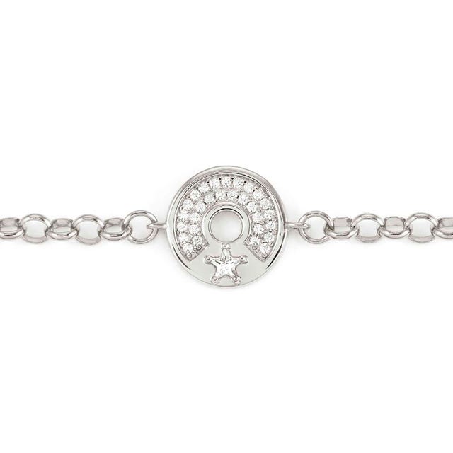 Sentimental CZ Star Bracelet - Silver - 149201/003